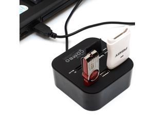 DM-HC01 All-in-one 3 Ports USB 2.0 HUB SD TF MS M2 MMC Card Reader Cable Splitter Adapter DM-HC01 All-in-one 3 Ports USB 2.0 HUB SD TF MS M2 MMC Card Reader Cable Splitter Adapter