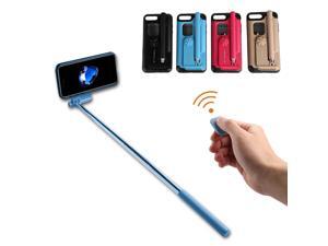 Creative All In One Portable bluetooth Selfie Stick with Remote Controller Protective Case for iPhone 7 / 8 / 7 Plus / 8 Plus Creative All In One Portable bluetooth Selfie Stick with Remote Controller Protective Case for iPhone 7 / 8 / 7 Plus / 8 Plus