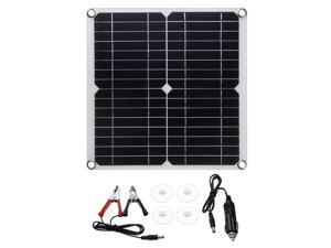 20W Solar Panel Battery Charger Monocrystalline High Conversion Rate Solar Power Kit 20W Solar Panel Battery Charger Monocrystalline High Conversion Rate Solar Power Kit