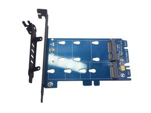 GLOTRENDS PA08 2 in 1 M.2 SATA Adapter Card and mSATA SSD Adapter Card