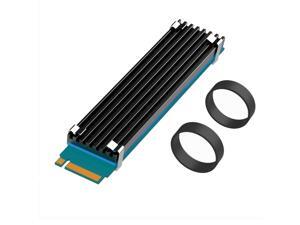 GLOTRENDS 22110 NVMe Heatsink M.2 Heatsink Set for 22x110 M.2 SSD with Silicone Thermal Pad GLOTRENDS 22110 NVMe Heatsink M.2 Heatsink Set for 22x110 M.2 SSD with Silicone Thermal Pad