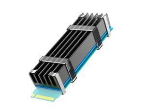 GLOTRENDS M.2 Heatsink 0.4inch/10mm Thick Fit for 2280 M.2 PCIe 4.0/3.0 NVMe SSD