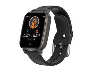 Smart Watch Men Women Body Temperature Measurement Heart Rate Pedometer Waterproof IP67 Smartwatch for Android IOS Smart Watch Men Women Body Temperature Measurement Heart Rate Pedometer Waterproof IP67 Smartwatch for Android IOS