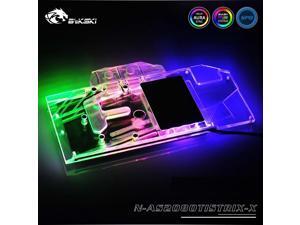 Bykski ASUS ROG STRIX RTX 2080 Ti 011G GAMING Full Coverage GPU Water Block w/ Backplate
