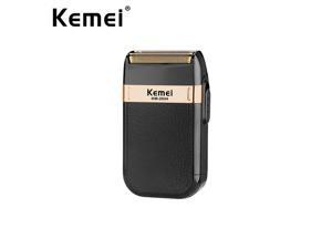 Kemei KM-2024 Electric Shaver USB Rechargeable for Men Twin Blade Waterproof Reciprocating Cordless Razor Shaving Machine Barber