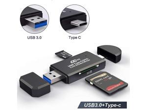 Alician USB 3.0 Card Reader High Speed Read//Write for Micro SD Card White