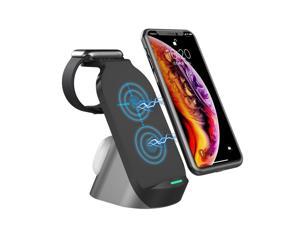 3In1 15W Fast Charging Dock Chargers Desktop Wireless Charger Stand For IPhone Airpods Iwatch Pro Accessories For Mobile Phone