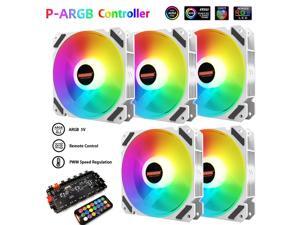 COOLMOON PWM ARGB Motherboard Synchronization Desktop PC Case Fan 5V 3Pin 16 Million Colors Computer Chassis Fan for ASUS MSI Gigabyte ASRock with Centralized Control Hub Remote Control COOLMOON PWM ARGB Motherboard Synchronization Desktop PC Case Fan 5V 3Pin 16 Million Colors Computer Chassis Fan for ASUS MSI Gigabyte ASRock with Centralized Control Hub Remote Control