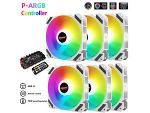 COOLMOON PWM ARGB Motherboard Synchronization Desktop PC Case Fan 5V 3Pin 16 Million Colors Computer Chassis Fan for ASUS MSI Gigabyte ASRock with Centralized Control Hub Remote Control COOLMOON PWM ARGB Motherboard Synchronization Desktop PC Case Fan 5V 3Pin 16 Million Colors Computer Chassis Fan for ASUS MSI Gigabyte ASRock with Centralized Control Hub Remote Control