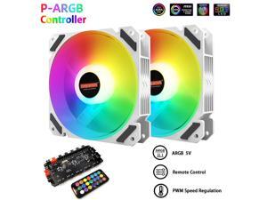 COOLMOON PWM ARGB Motherboard Synchronization Desktop PC Case Fan 5V 3Pin 16 Million Colors Computer Chassis Fan for ASUS MSI Gigabyte ASRock with Centralized Control Hub Remote Control COOLMOON PWM ARGB Motherboard Synchronization Desktop PC Case Fan 5V 3Pin 16 Million Colors Computer Chassis Fan for ASUS MSI Gigabyte ASRock with Centralized Control Hub Remote Control