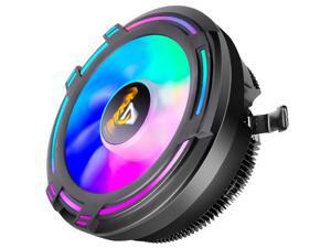 RGB PC Fans CPU Cooler Radiator DC 12V 3Pin Colorful 120mm CPU Cooling Fan PC Heatsink for Intel/AMD Support Under 95W CPU RGB PC Fans CPU Cooler Radiator DC 12V 3Pin Colorful 120mm CPU Cooling Fan PC Heatsink for Intel/AMD Support Under 95W CPU