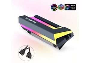 M.2 SSD Heatsink RAM Cooler ARGB 5V 3Pin SYNC Radiator Heat sink Cooling Passive Heat Cooler for PCIE NVME SATA M.2 2280 SSD Computer Cooling Vest Solid State Drive Cooler M.2 SSD Heatsink RAM Cooler ARGB 5V 3Pin SYNC Radiator Heat sink Cooling Passive Heat Cooler for PCIE NVME SATA M.2 2280 SSD Computer Cooling Vest Solid State Drive Cooler