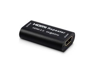 HDMI 2.0 Extender Repeater HDMI 2.0 Signal Amplifier 4K@60HZ 3D HD HDMI-compatible Extension Female-to-Female Up to 40 m (131 ft) HDMI 2.0 Extender Repeater HDMI 2.0 Signal Amplifier 4K@60HZ 3D HD HDMI-compatible Extension Female-to-Female Up to 40 m (131 ft)
