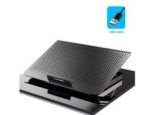 Gaming Laptop Cooler Silent Big Fan Aluminum Laptop Cooling Pad 2 USB Port Adjustable Speed and Height Notebook Stand Cooler for 12-17 Inch Notebook PC Gaming Laptop Cooler Silent Big Fan Aluminum Laptop Cooling Pad 2 USB Port Adjustable Speed and Height Notebook Stand Cooler for 12-17 Inch Notebook PC