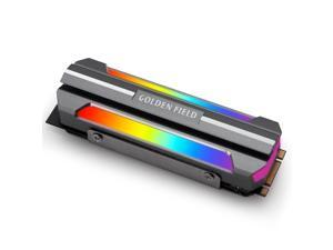 ARGB M.2 SSD HeatSink Cooler RGB Hard Drive Cooling Heat Sink Case M.2 2280 Addressable RGB 5V 3Pin Radiator NVME PCIE for Gaming PC ARGB M.2 SSD HeatSink Cooler RGB Hard Drive Cooling Heat Sink Case M.2 2280 Addressable RGB 5V 3Pin Radiator NVME PCIE for Gaming PC
