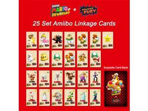 2021 New Release 25Pcsset Super Mario 3D Worlds  Bowsers Fury Series Amiibo Tag NFC Card Mini Cards For Nintendo Switch NS WII U