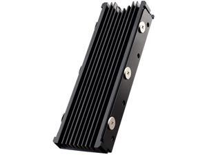 M.2 Heatsink 2280 SSD Double-Sided Heat Sink with Thermal Silicone pad for PCIE NVME M.2 SSD or NGFF SATA M.2 SSD Black M.2 Heatsink 2280 SSD Double-Sided Heat Sink with Thermal Silicone pad for PCIE NVME M.2 SSD or NGFF SATA M.2 SSD Black