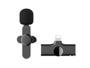 Wireless Lavalier Microphone Lapel Clip Mic for Lightning iPhone Phone Support Multi-channel Real-Time Mixing Wireless Lavalier Microphone Lapel Clip Mic for Lightning iPhone Phone Support Multi-channel Real-Time Mixing