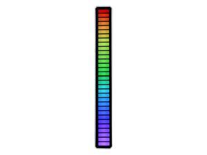 Voice Control LED Light Bar 32 Colorful Lamp Pickup Sound Control Rhythm Light with Sensitive Microphone