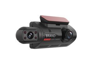 3" Dual Lens Car DVR Dash Cam Video Recorder 1080P + 720P Front And Inside Camera Night Vision Video Recorder
