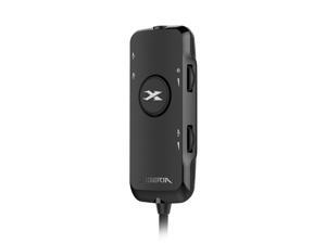 XIBERIA USB External Sound Card 3.5mm Soundcard Adapter Microphone Volume Adjustable 3.5 to USB 7.1 Channel 3D Sound for Desktop Computer Gaming Headset