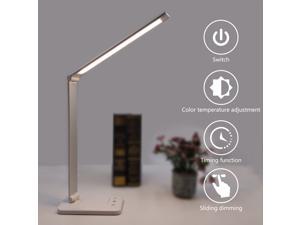 52PCS LED Desk Lamp 5 Color x5 Dimable Level Touch USB Chargeable Reading Eye-protect with timer Table lamp Night Light