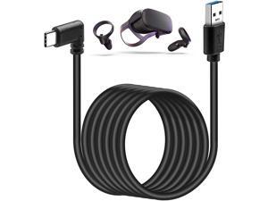 USB A 3.0 to USB C Cable 13FT / 4M, Oculus Link Headset Cable Compatible for Oculus Quest/Quest 2 and Gaming PC,High Speed Data Transfer & Fast Charging Oculus Cable (4M) USB A 3.0 to USB C Cable 13FT / 4M, Oculus Link Headset Cable Compatible for Oculus Quest/Quest 2 and Gaming PC,High Speed Data Transfer & Fast Charging Oculus Cable (4M)