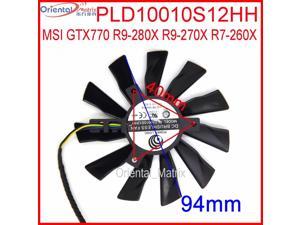 PLD10010S12HH DC BRUSHLESS FAN 12V 0.35A 95mm VGA Fan For MSI GTX770 R9-280X R9-270X R7-260X Graphics/Video Card Fan 4Pin