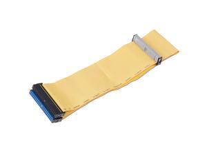 40 Pins 80 Wire PATA/EIDE/IDE Hard Drive DVD Ribbon Cable Yellow 40cm For Dual Devices Telecom Parts 40 Pins 80 Wire PATA/EIDE/IDE Hard Drive DVD Ribbon Cable Yellow 40cm For Dual Devices Telecom Parts