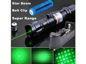 Astronomy Green Laser Pointer 2in1 Grande Visible Lazer Pen+Star Cap Pet Toy US! 