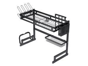 Stainless Steel All-In-One Versatile Organizer Dishes Rack for Kitchen Storage Tool-1 Layer/85cm Stainless Steel All-In-One Versatile Organizer Dishes Rack for Kitchen Storage Tool-1 Layer/85cm