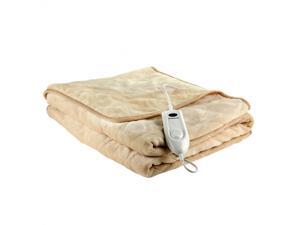 Ovente Electric Heated Throw Blanket 50 x 60 Inch with Detachable Remote, 3 Heat Settings Control, Auto Shut Off Function, Machine Washable for an easy clean, and Soft Flannel Fleece, Beige BL0145BG Ovente Electric Heated Throw Blanket 50 x 60 Inch with Detachable Remote, 3 Heat Settings Control, Auto Shut Off Function, Machine Washable for an easy clean, and Soft Flannel Fleece, Beige BL0145BG