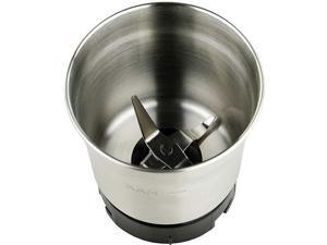 Ovente Stainless Steel Grinding Bowl with 4 Blade 2.1 Ounce, Easy to Clean, Grinder Attachment for CG620 Coffee Grinder, Perfect Grind for Coffee Beans, Nuts, and More, Silver ACPCG6000 Ovente Stainless Steel Grinding Bowl with 4 Blade 2.1 Ounce, Easy to Clean, Grinder Attachment for CG620 Coffee Grinder, Perfect Grind for Coffee Beans, Nuts, and More, Silver ACPCG6000