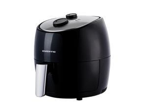 Ovente Electric Air Fryer 3.2 Quart Non-Stick Portable Fry Basket & Grill Pan, 1300 Watt Power Air Oven & Oilless Cooker with 6 Temperature Control & Stainless Steel Heating Element, Black FAM11320B Ovente Electric Air Fryer 3.2 Quart Non-Stick Portable Fry Basket & Grill Pan, 1300 Watt Power Air Oven & Oilless Cooker with 6 Temperature Control & Stainless Steel Heating Element, Black FAM11320B