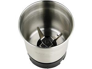 Ovente Stainless Steel Grinding Bowl with 4 Blade 2.1 Ounce, Easy to Clean, Grinder Attachment for CG620 Coffee Grinder, Perfect Grind for Coffee Beans, Nuts, and More, Silver ACPCG6000 Ovente Stainless Steel Grinding Bowl with 4 Blade 2.1 Ounce, Easy to Clean, Grinder Attachment for CG620 Coffee Grinder, Perfect Grind for Coffee Beans, Nuts, and More, Silver ACPCG6000
