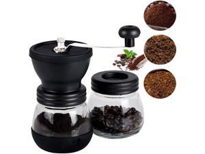 Manual coffee grinder with ceramic burr, with stainless steel handle and silicon concave surface, adjustable manual precision brewing X-2C, upgrade. Manual coffee grinder with ceramic burr, with stainless steel handle and silicon concave surface, adjustable manual precision brewing X-2C, upgrade.