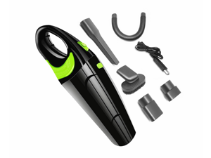 Wireless Vehicle Vacuum Cleaner Usb Charged Handheld Vacuum Cleaner - Black Green Black Wireless Vehicle Vacuum Cleaner Usb Charged Handheld Vacuum Cleaner - Black Green Black