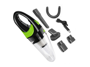 Wireless Vehicle Vacuum Cleaner Usb Charged Handheld Vacuum Cleaner - Transparent Green White Wireless Vehicle Vacuum Cleaner Usb Charged Handheld Vacuum Cleaner - Transparent Green White