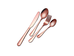 Stainless Steel Flatware Set With Knives Forks Spoons Rose Gold Stainless Steel Flatware Set With Knives Forks Spoons Rose Gold