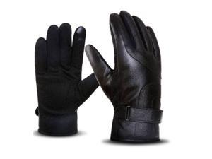 Stylish And Elegant Winter Warm Touch Screen Gloves For Men Black