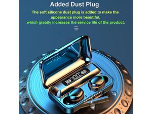 2000mAh magnetic cover touch control 8D stereo surround wireless earbuds LED digital power display bluetooth headset in-ear earphone with dust plug 2000mAh magnetic cover touch control 8D stereo surround wireless earbuds LED digital power display bluetooth headset in-ear earphone with dust plug