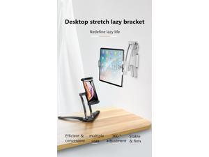 Universal Wall or Desktop  360° Rotating Phone Holder Clips Tablet Stand Digital Kitchen Mount Stand Tablet Metal Bracket Smartphones Holders