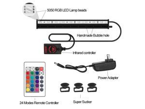(23cm)-IP68 Waterproof RGB Aquarium Bubble Lamp Changeable Color Fish Tank Lights Amphibious Diving Lamp (23cm)-IP68 Waterproof RGB Aquarium Bubble Lamp Changeable Color Fish Tank Lights Amphibious Diving Lamp
