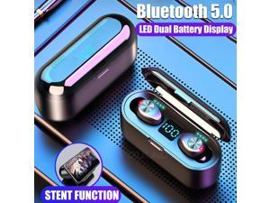 SIROKA-IPX6 waterproof portable mini earbuds stereo surround Hi-Fi wireless earbuds LED digital power display bluetooth headset in-ear wireless earphone SIROKA-IPX6 waterproof portable mini earbuds stereo surround Hi-Fi wireless earbuds LED digital power display bluetooth headset in-ear wireless earphone