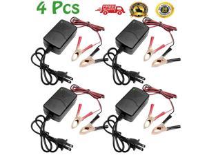 4 Pack Car Battery Maintainer Charger 12V Auto Trickle Boat Motorcycle