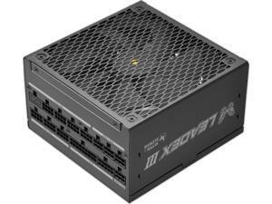Super Flower Leadex III ATX 3.1 850W, Cybenetics Gold, 80+ Gold, 10 Years Warranty, ECO Semi-Fanless Mode, FDB Fan With Copper Shaft, Full Modular Power Supply, SF-850F14GE, Black