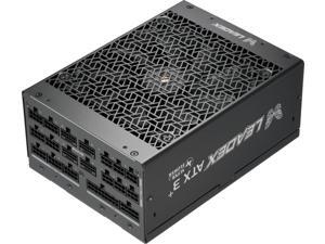 Leadex Titanium 2800W ATX 3.1, Cybenetics Titanium, 10 Years Warranty, Native 12V-2x6, ECO Fanless & Silent Mode, Full Modular, Dual Ball Bearing Fan, 200-240Vac