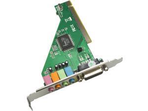 PCI Sound Card CMI8738 4.1 Channel Computer Desktop Built-in Sound Card High-Fidelity Audio Card Support Windows 98/ Windows2000/XP/NT