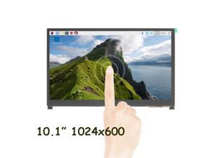 10.1 inch Raspberry Pi LCD HDMI Display Monitor for Raspberry Pi 3B+/4B with Bracket-H and Speaker Capacitive Touch Screen