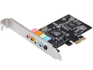 PCI-E 5.1 Channel Built-in Sound Card Desktop 3D Stereo PCIe Audio Card, CMI8738 Chip 32/64 Bit Support Windows 10